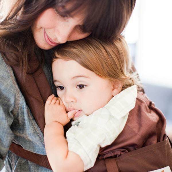 ERGObaby Organic ergonomisk bæresele Chocolate
