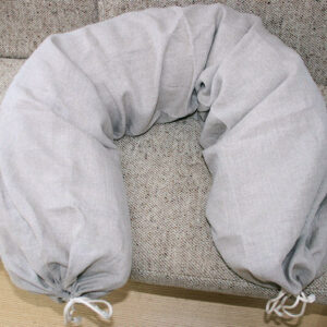 MUDIS Ammepude speltfyld natur hør 150 cm gange 30 cm