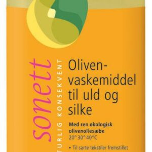 Flydende vaskemiddel til uld og silke