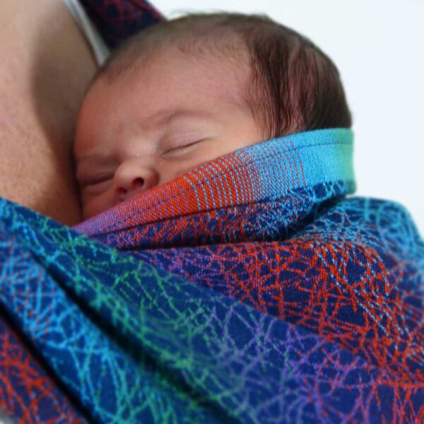 Didymos fastvikle Fadenwerk Regenbogen