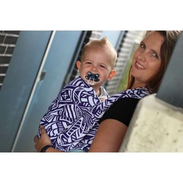 Yaro vikle Urban geo contra violet wool mave mod mave