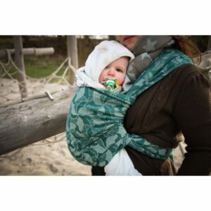 yaro vikle triskele dark green natural hemp