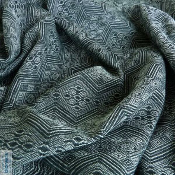 Didymos vikle Anthrazit Tussah 1975 closeup