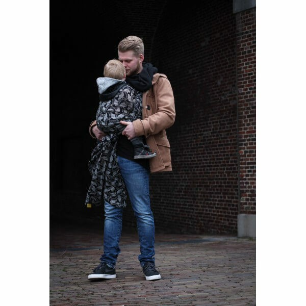 Vikle fra Yaro - Triskele Black-White Linen