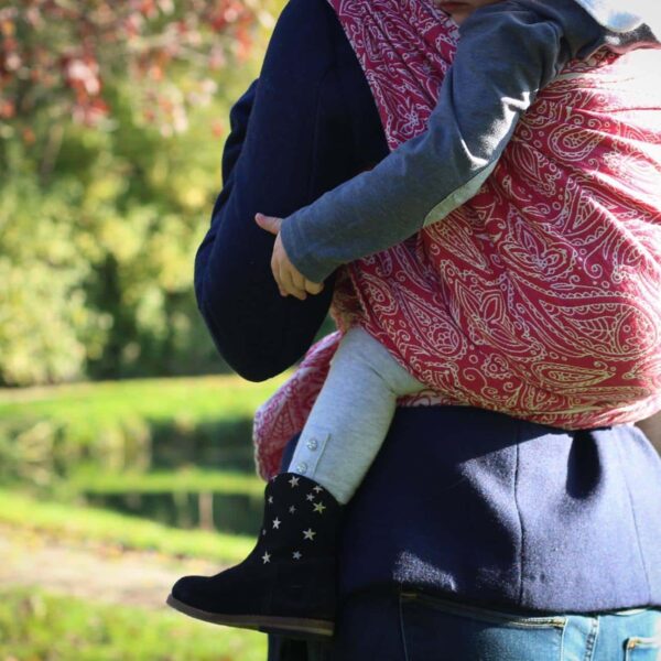 Yaro vikle Lace Contra Fuchsia Natural Seacell