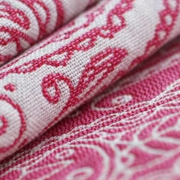 Yaro vikle Lace Contra Fuchsia Natural Seacell