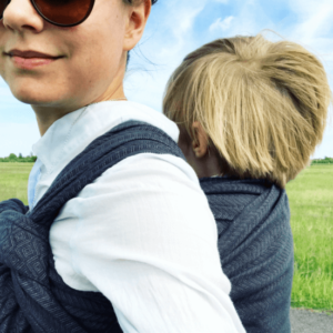 Didymos fastvikle Domoni Dark med hør og frynser