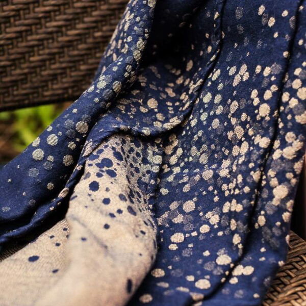 Didymos fastvikle Sparkle Gold med hør