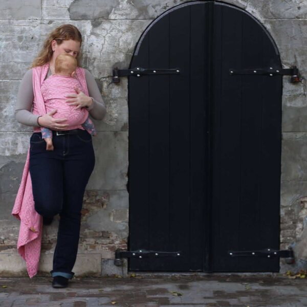 Yaro vikle Braid Old Rose Natural Hemp