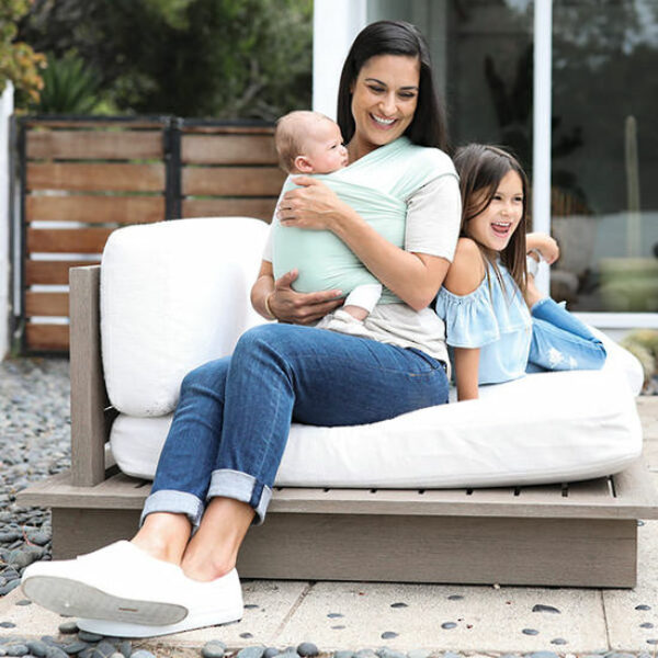 ERGObaby Aura strækvikle Sage