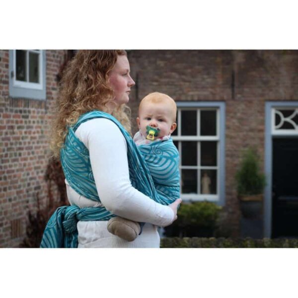 Yaro vikle Dandy Teal Wool mave mod mave