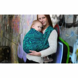 Yaro vikle Urban Geo Green Blue mave mod mave