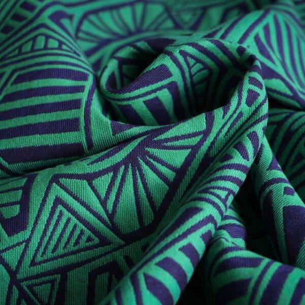 Yaro vikle Urban Geo Green Blue close up