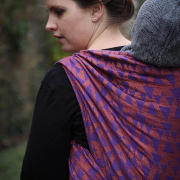 Vikle fra Yaro - Delta Orange Violet Linen