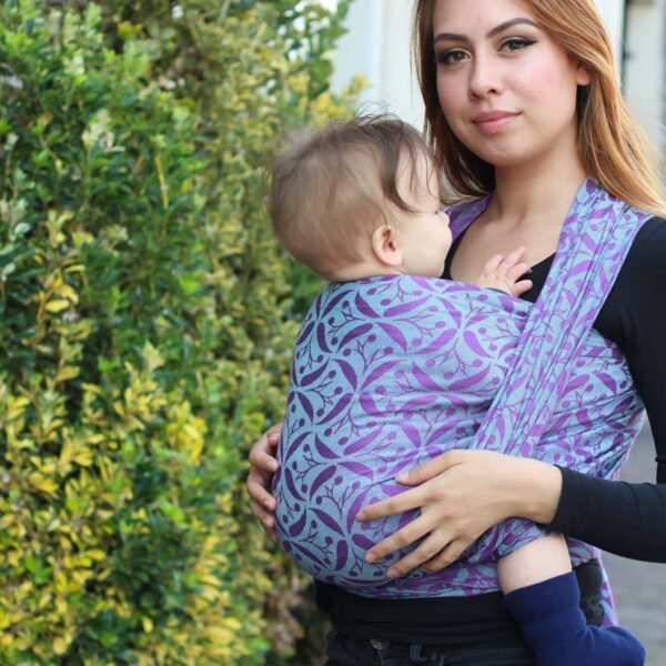 Vikle fra Yaro - Retro Berry Purple Mint Tencel