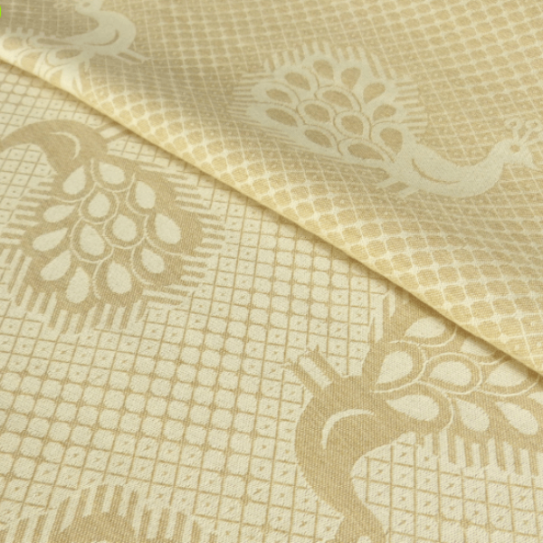 Didymos fastvævet vikle Pfau Creme Wolle