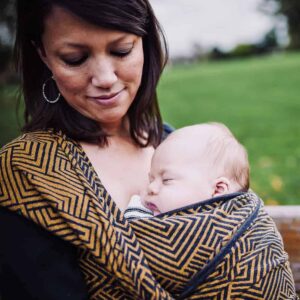 Didymos fastvikle - Metro Blau Gold
