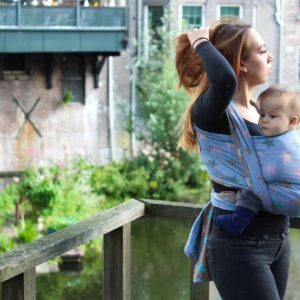 Vikle fra Yaro - Stars Ultra Purple Aqua Coffee Tencel