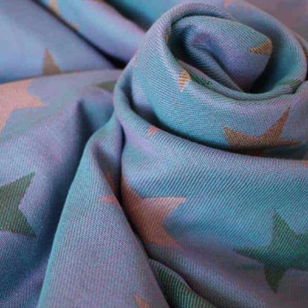 Vikle fra Yaro - Stars Ultra Purple Aqua Coffee Tencel