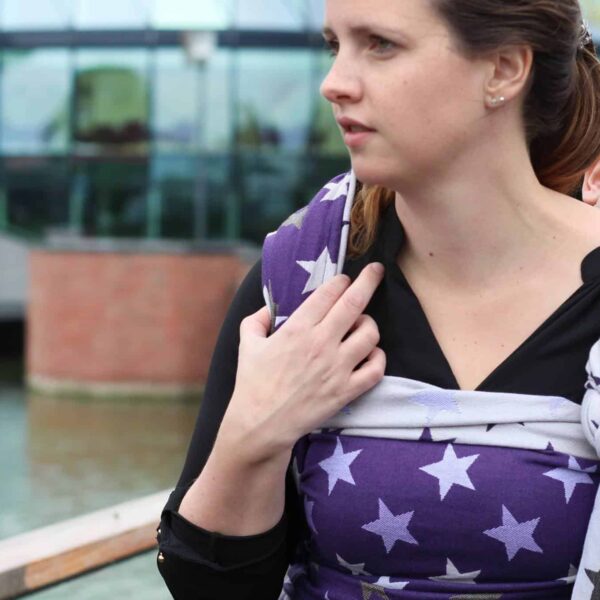 Vikle fra Yaro - Stars Ultra Purple Beige Tencel