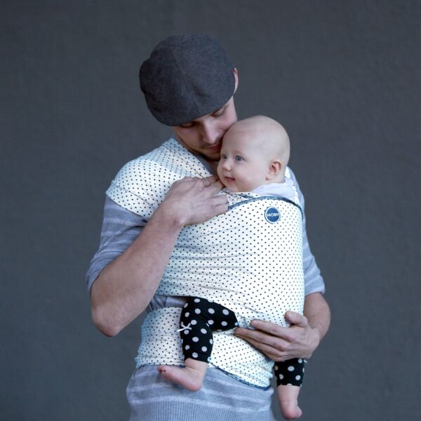 Moby Classic strækvikle Black Dots