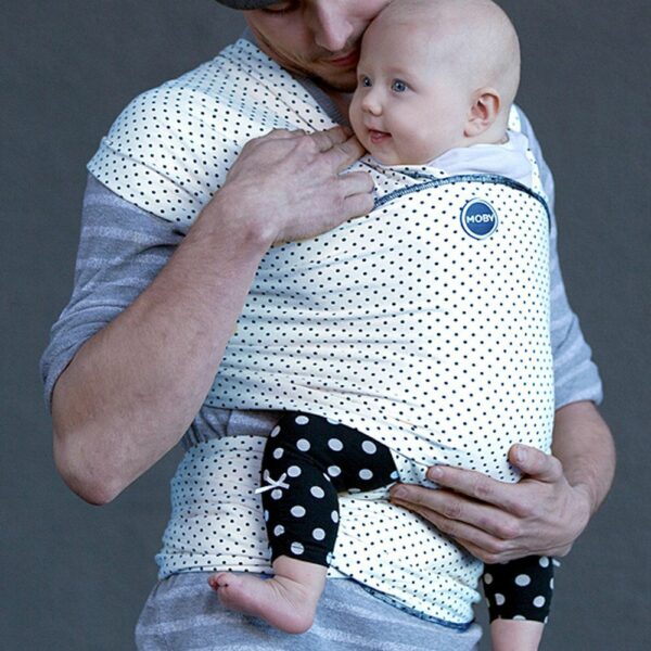 Moby Classic strækvikle Black Dots