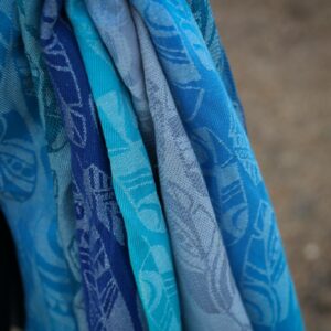 Yaro ringslynge Four Winds Aqua Grad Natural Hemp