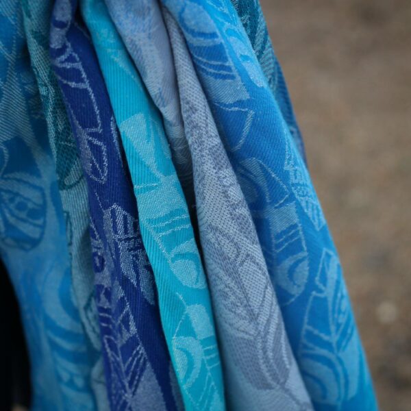 Yaro ringslynge Four Winds Aqua Grad Natural Hemp