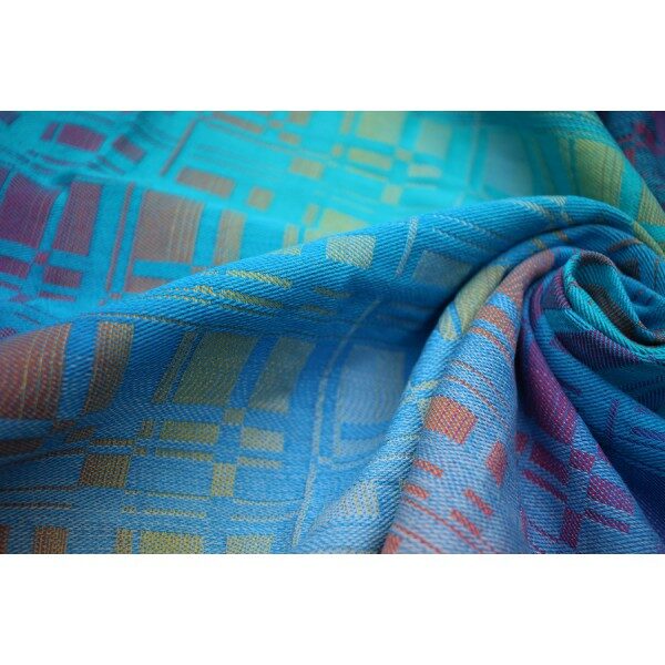 Ringslynge fra Yaro Matrix Aqua Grad Solar Rainbow