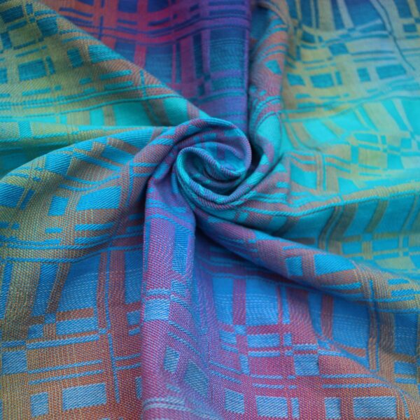 Ringslynge fra Yaro Matrix Aqua Grad Solar Rainbow