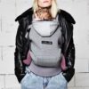 Je Porte mon BéBé hoodiecarrier bæresele Athletic Grey