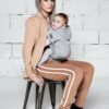 Je Porte mon BéBé hoodiecarrier bæresele Athletic Grey