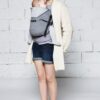 Je Porte mon BéBé hoodiecarrier bæresele Athletic Grey