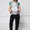 Je Porte mon BéBé hoodiecarrier bæresele Sporty Grey