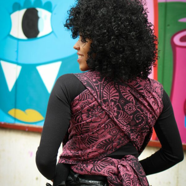 Yaro fastvikle Ava Black Rose Linen Organic