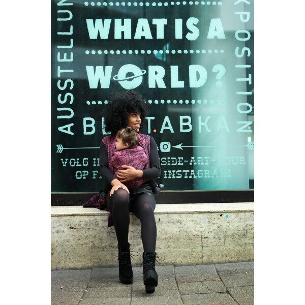 Yaro fastvikle Ava Black Rose Linen Organic