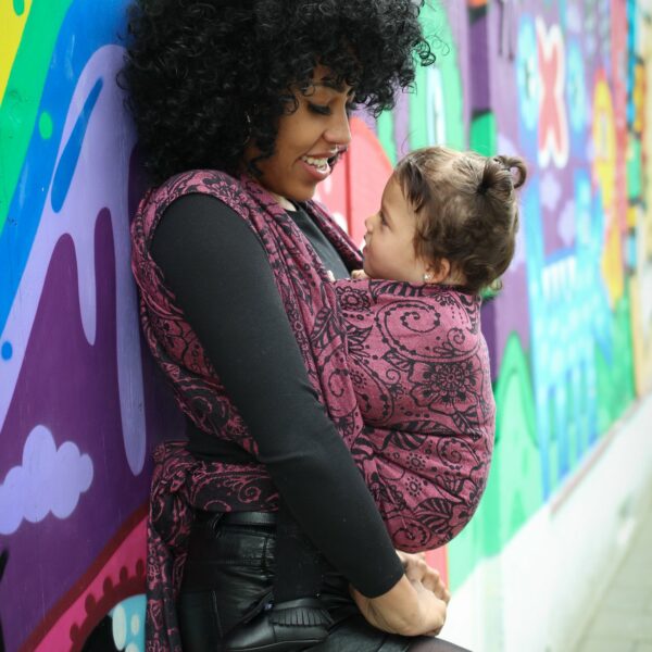 Yaro fastvikle Ava Black Rose Linen Organic