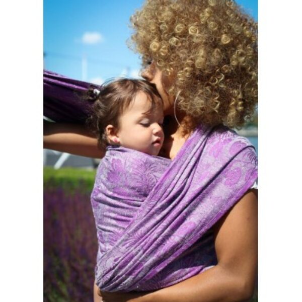 Yaro Fastvikle Campanula Purple Grey Tencel Viscose Confetti