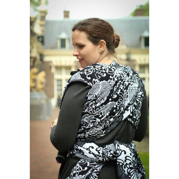 Yaro fastvikle Chrys Puffy Black White Wool