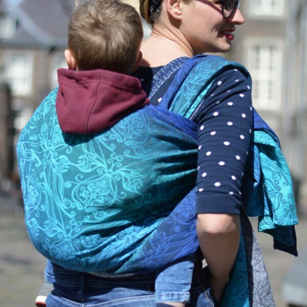 Yaro fastvikle Elvish Aqua Grad Black Linen