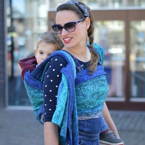 Yaro fastvikle Elvish Aqua Grad Black Linen