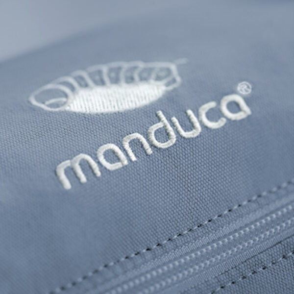 Manduca First PureCotton bæresele Sky Blue