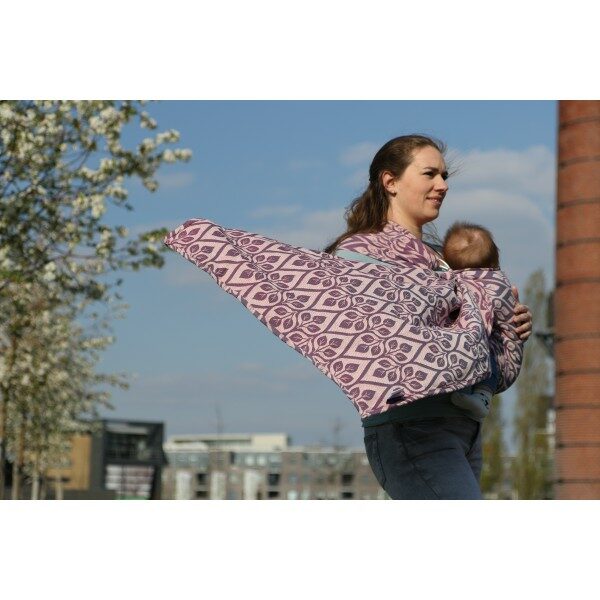 Yaro Ringslynge - La Vita Duo Fuchsia Turkis Seacell Kapok