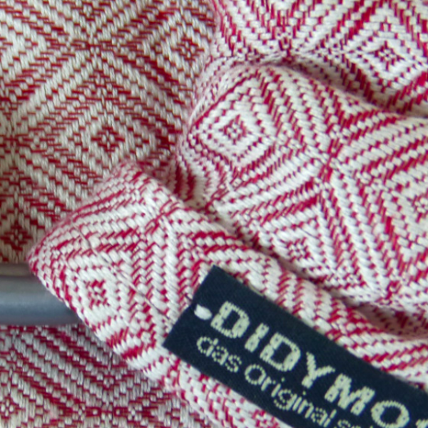 Didymos Didysling ringslynge Diamant Rosso Lino