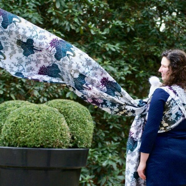 Yaro ringslynge Crane Ultra BW Orient Rainbow Repreve Tencel