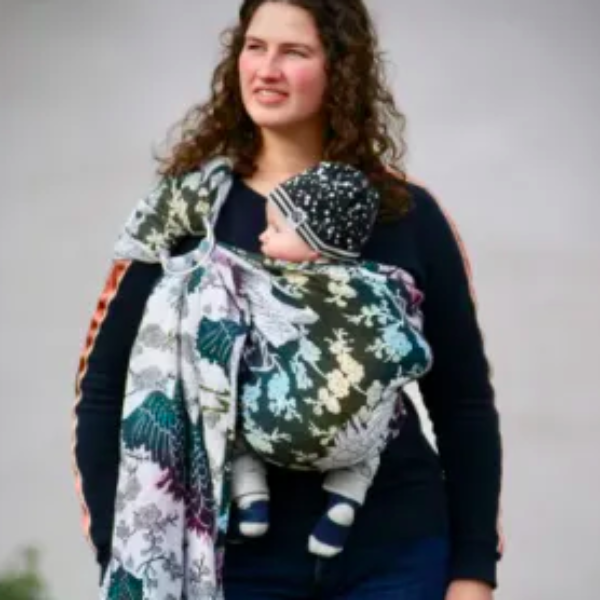 Yaro ringslynge Crane Ultra BW Orient Rainbow Repreve Tencel