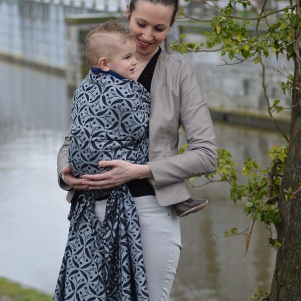 Fastvikle fra Yaro Retro Berry Black-White Repreve