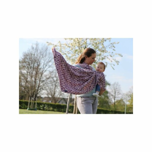 Yaro ringslynge La Vita Duo Fuchsia Turkis Seacell Kapok