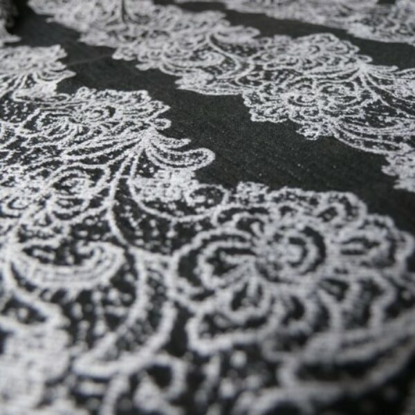 Yaro ringslynge Jazz Duo Black White Linen Kapok