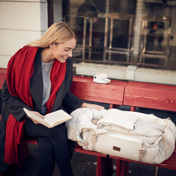 Najell Winter Cover kørepose Sandy Beige